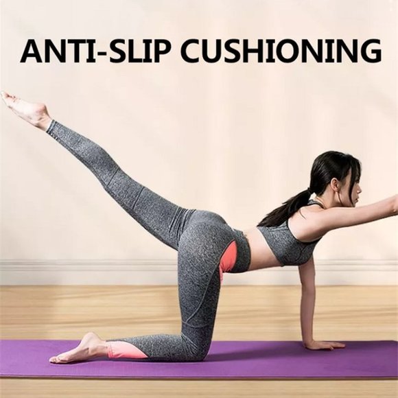 Premium TPE Yoga Mat 72" x 24" 6mm Thick Non Slip Durable Eco Friendly mat - Picture 2 of 8